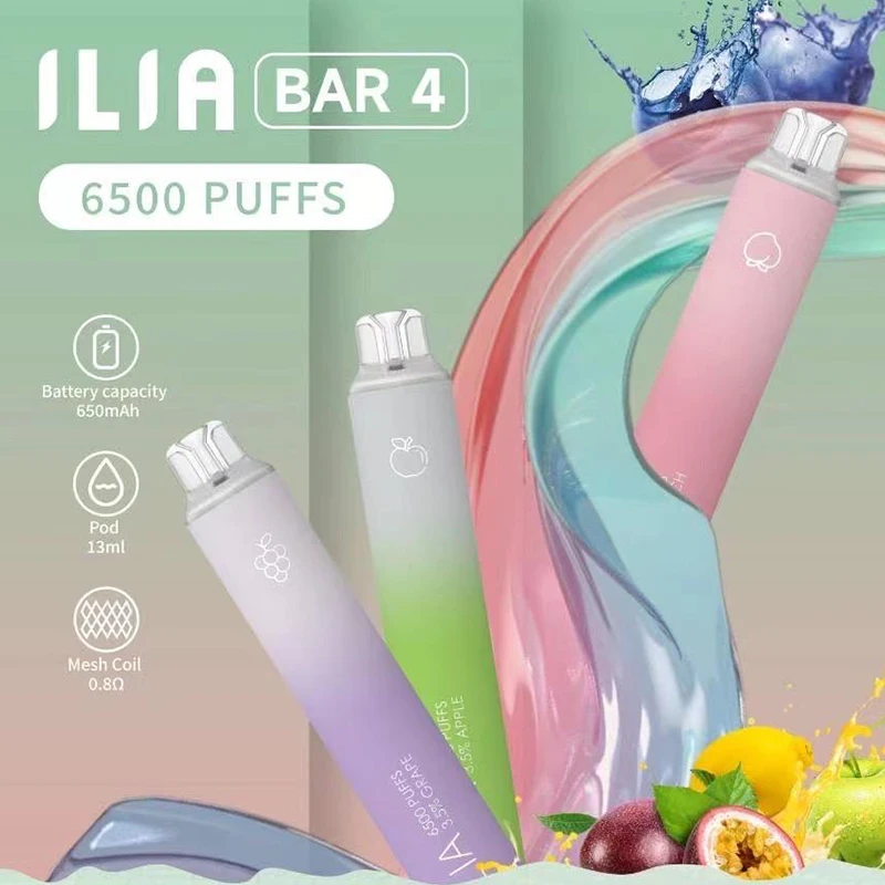 ILIA Bar4 6500口 哩亞4代一次性電子煙
