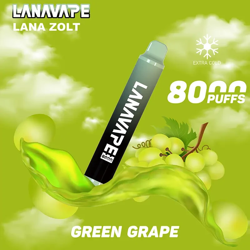 LANA ZOLT 8000口一次性電子煙 青葡萄