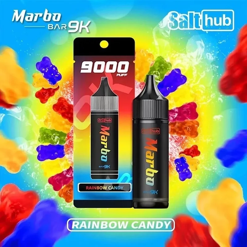 Marbo Bar 9000口一次性電子煙 彩虹糖口味
