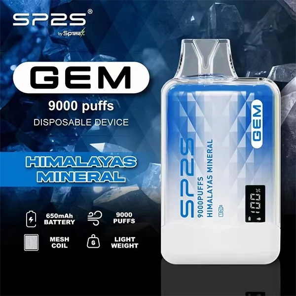SP2S GEM 9000口一次性電子煙 喜馬拉雅冰礦