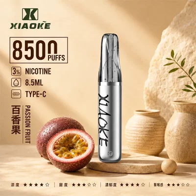 XIAOKE梟客拋棄式電子煙 8500口-百香果口味