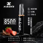 XIAOKE梟客拋棄式電子煙 8500口-草莓菸草口味