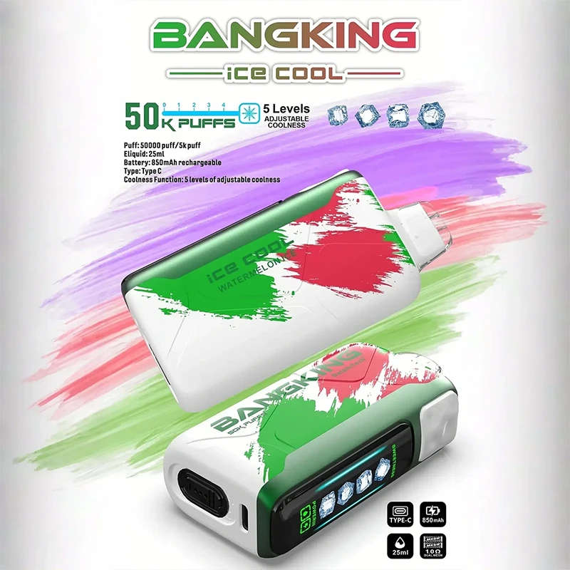 一次性電子煙 Bang King Ice Cool 60000口 西瓜冰 口味